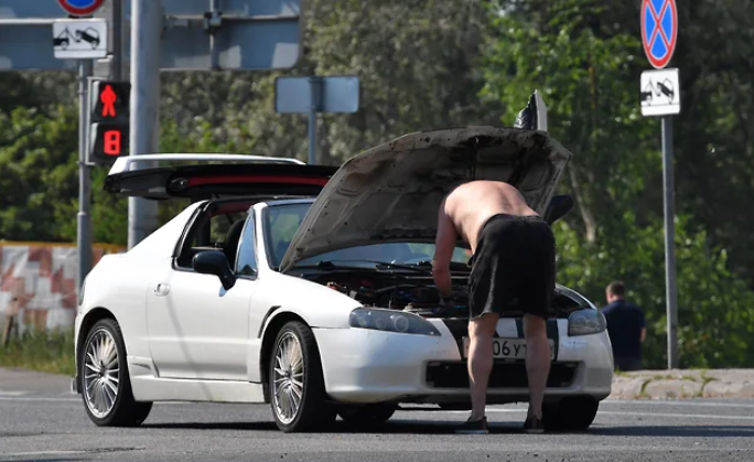 Каско плавится на жаре