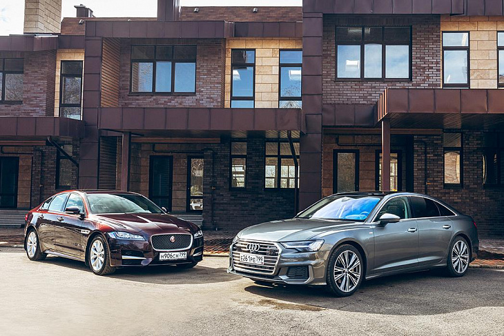 Audi A6 против Jaguar XF: выбираем бизнес-седан 