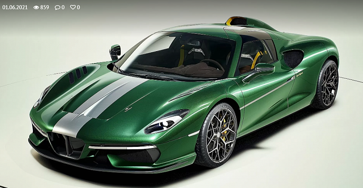 Красота требует жертв: ради Touring Superleggera Arese RH95 распилят 18 Ferrari