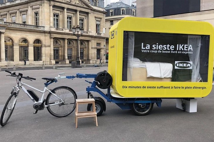 IKEA запустила во Франции передвижные капсулы для сна