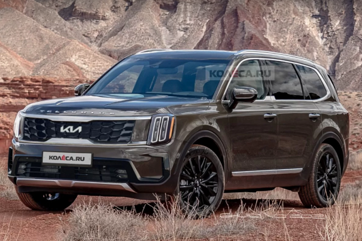 Обновлённый Kia Telluride: первые изображения