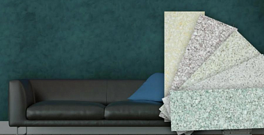 Жидкие обои в интерьере квартиры