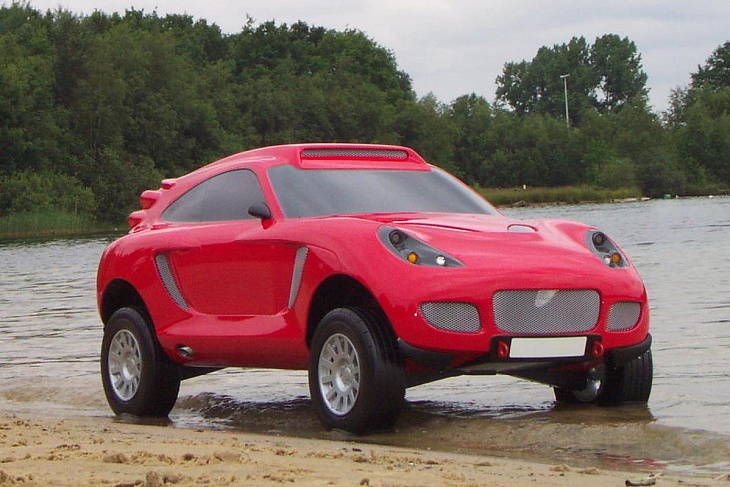 Автор вазовской десятки показал проект ралли-рейдового Porsche