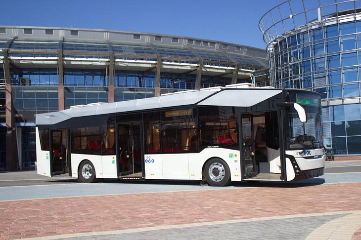 МАЗ представил свой первый электрический автобус