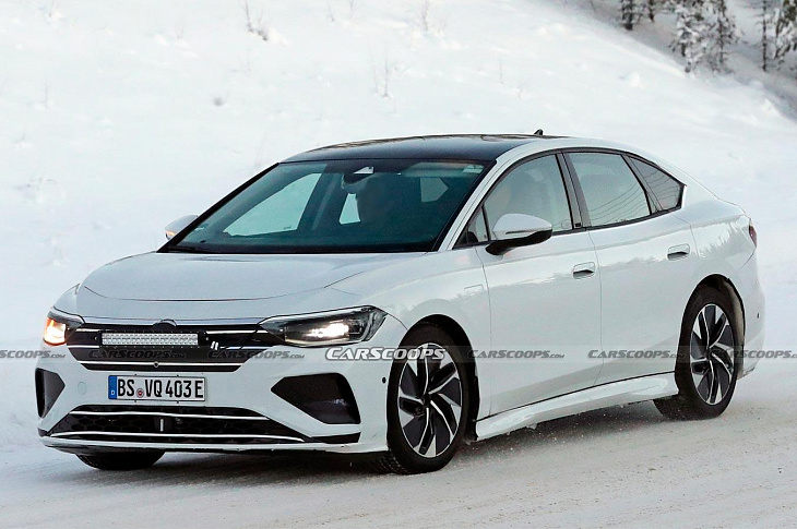 Volkswagen вывел на зимние тесты новый седан Aero B. Фото 