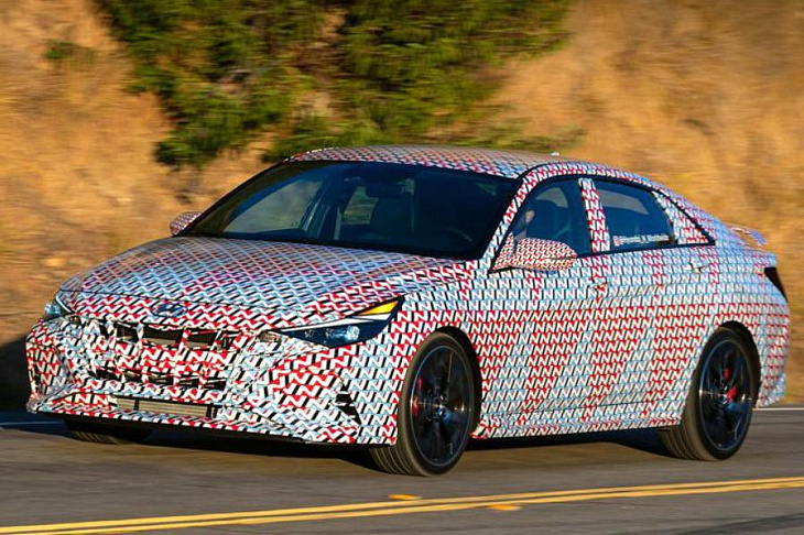 Стали известны характеристики мощнейшей версии Hyundai Elantra
