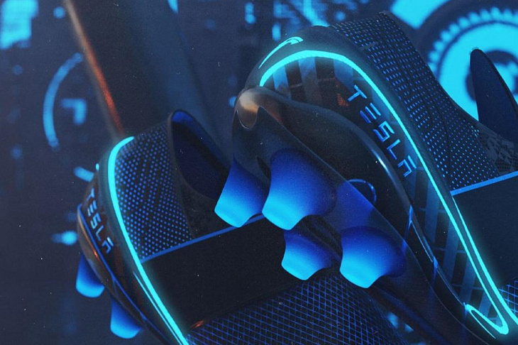 Как выглядели бы бутсы от Tesla: фото