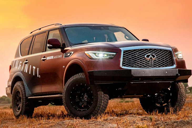 Infiniti разработал особый внедорожник для женского ралли-марафона.
