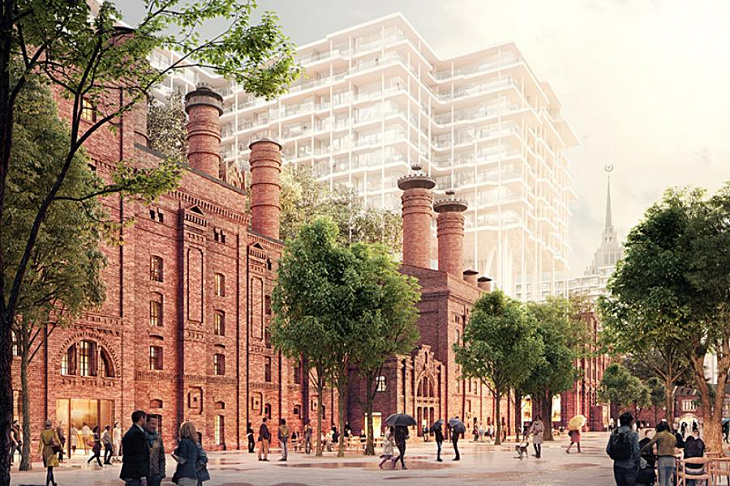 Власти Москвы одобрили проект застройки Бадаевского завода 