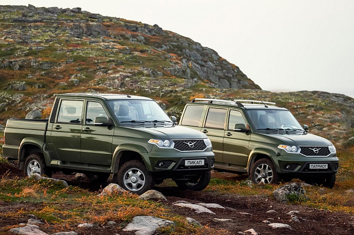 УАЗ назвал цены на газо-бензиновые версии «Патриота» и «Пикапа»