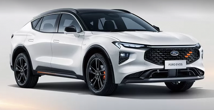 Ford анонсировал паркетник Evos: купеобразный кузов и большой экран в салоне