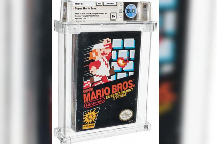 Картридж с видеоигрой Super Mario Bros. продан с аукциона за $660 тыс.