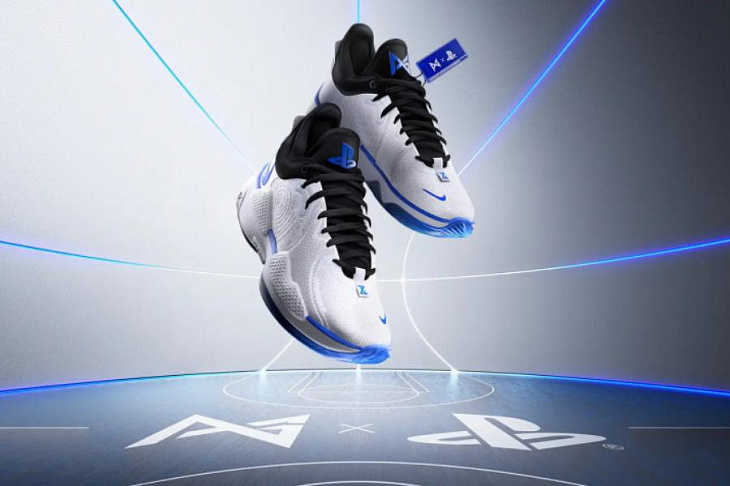 Представлены кроссовки Nike PG 5 в расцветке PlayStation 5